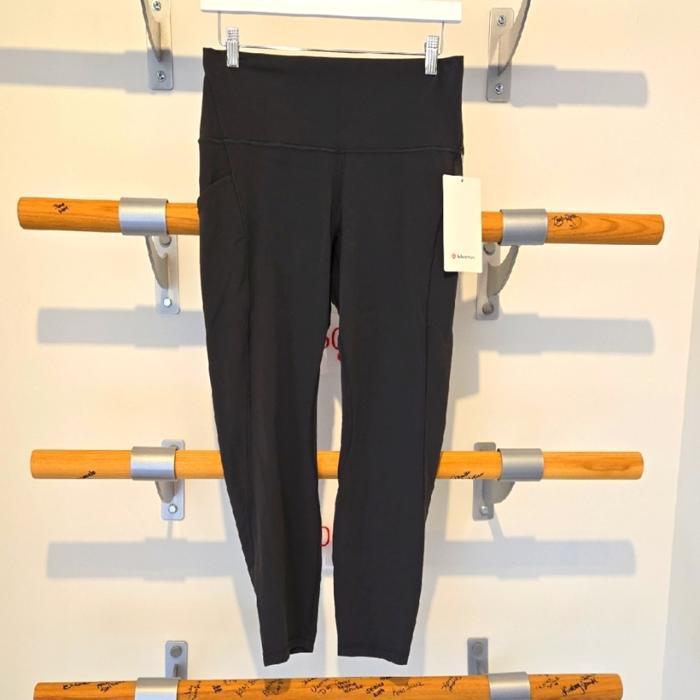 Lululemon Align Pant 25" With Pockets Graphite Grey NWT Size 10